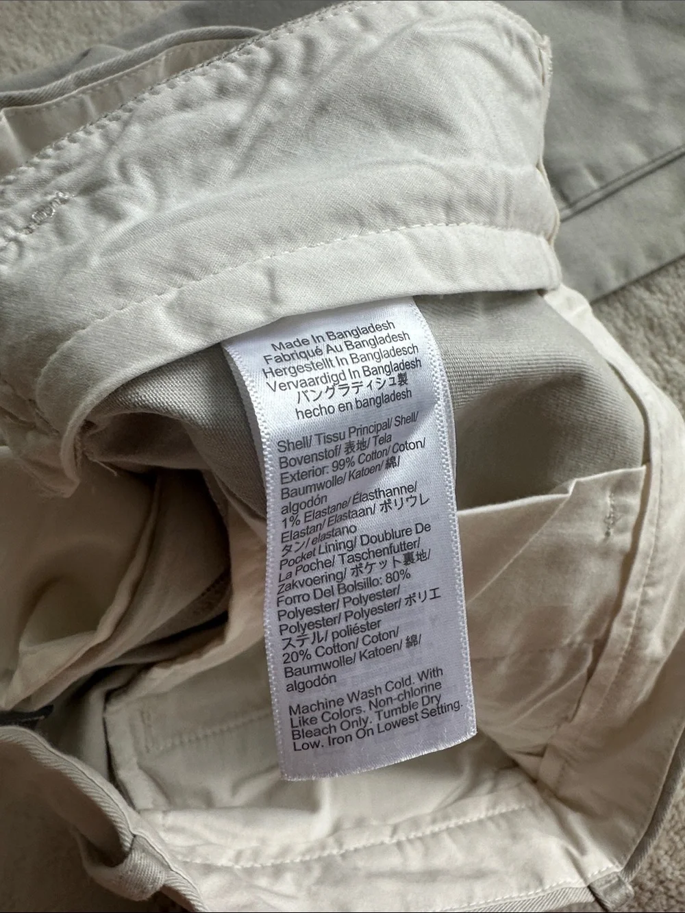 J. Crew Straight-Fit flex Light Gray Men's  w28L30 pants